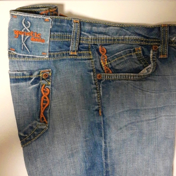 Genetic Denim Recessive Gene Skinny Slim Bootcut Jeans Size 32 - Picture 3 of 16
